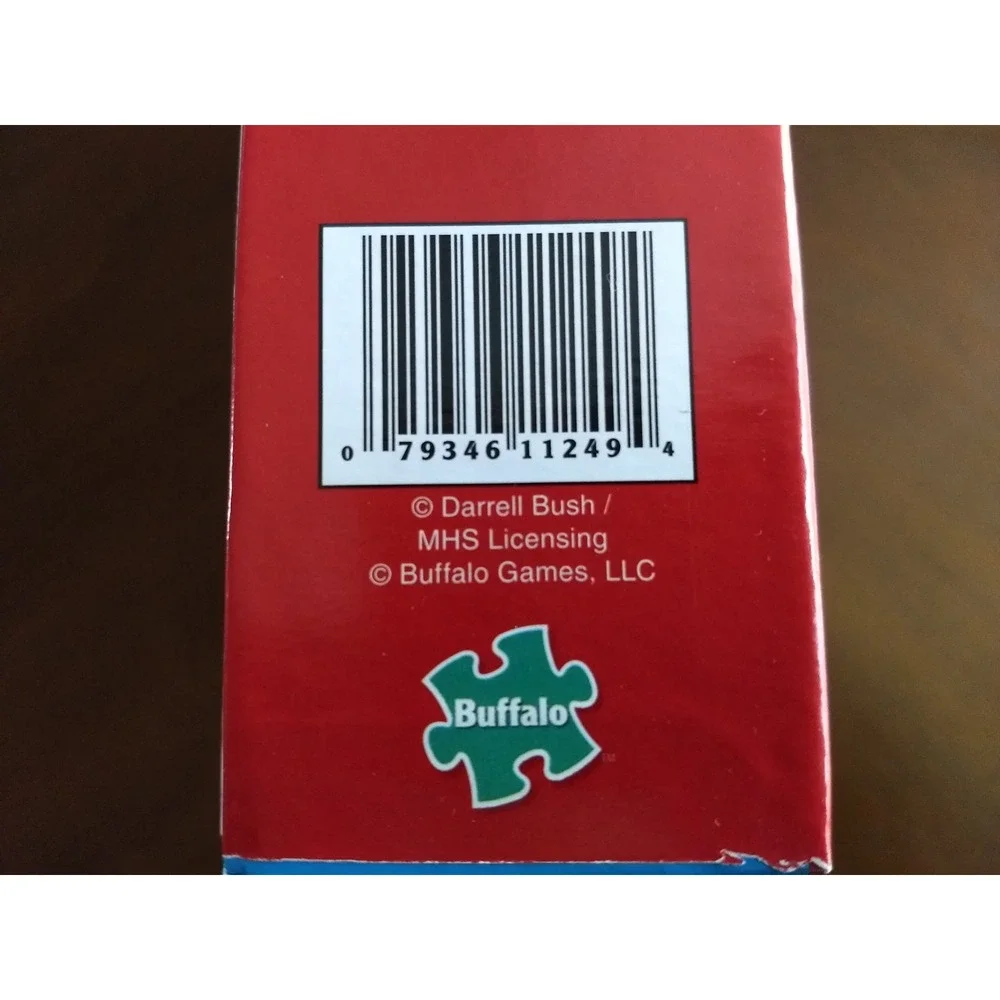Buffalo Games Jigsaw Puzzle 1000 Pc Woodland Christmas Animals Complete‎ Poster